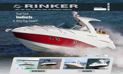 Rinker Boats Launches New Website by Digital Hill - Digital Hill ...