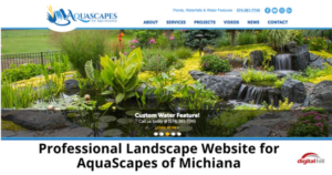 Professional Landscape Website for AquaScapes of Michiana-315