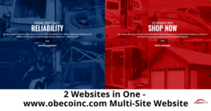 2 Websites in One - www.obecoinc.com Multi-Site Website-315