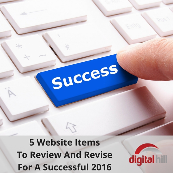 5 Website Items To Review And Revise For A Successful 2016