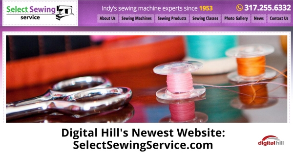 Local Business Website Design: SelectSewingService.com