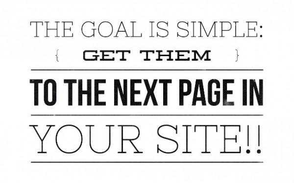 Get them to the Next Page 600x375 5 Mistakes Businesses Make with their Website Home Page