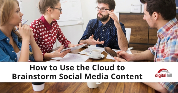 How to Use the Cloud to Brainstorm Social Media Content