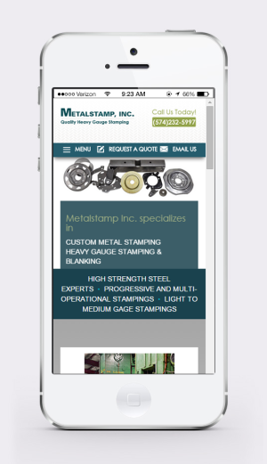 New Mobile Responsive Website Redesign for Metalstamp, inc.