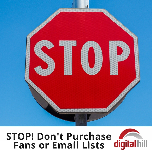 STOP! Don't Purchase Fans or Email Lists 600