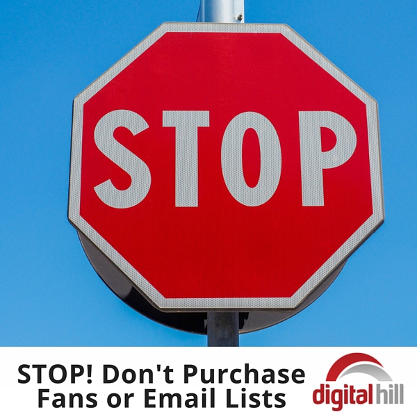STOP! Don't Purchase Fans or Email Lists 600