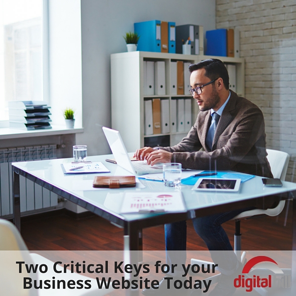 Two Critical Keys for your Business Website Today 600