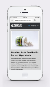 Clean, Readable Responsive Website Redesign for Century Chemicals