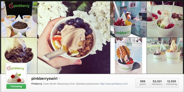 pinkberry 600x301 Instagram for Restaurants: 4 Ways to Market