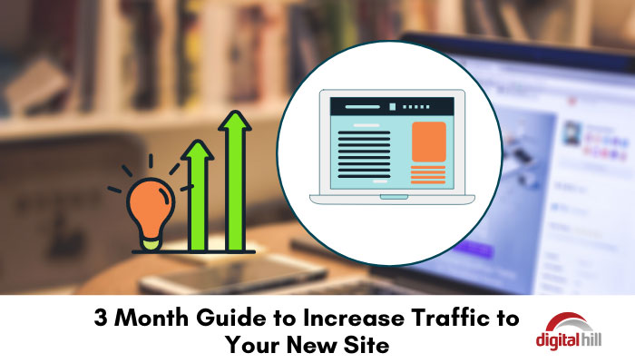 3 month guide to increase traffic to your new site. 