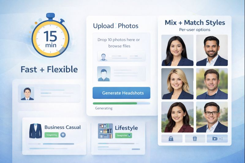 Best AI Corporate Headshot Generators for Teams: What to Compare Before You Buy