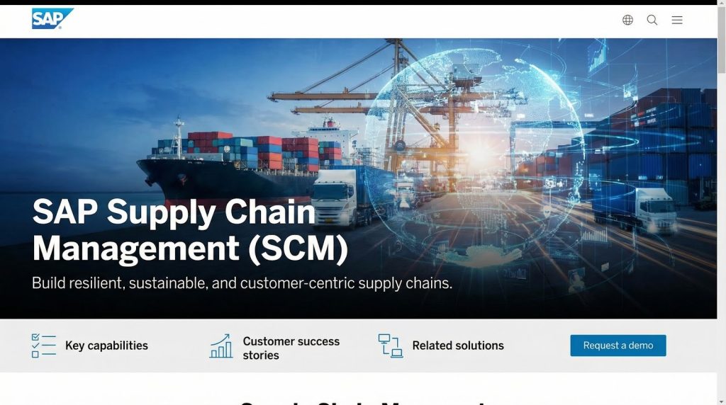 SAP - 5 supply chain digital transformation software for inventory management SCM software