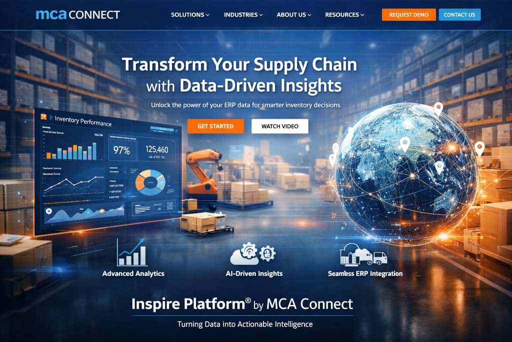 MCA Connect - supply chain digital transformation software for inventory management SCM software