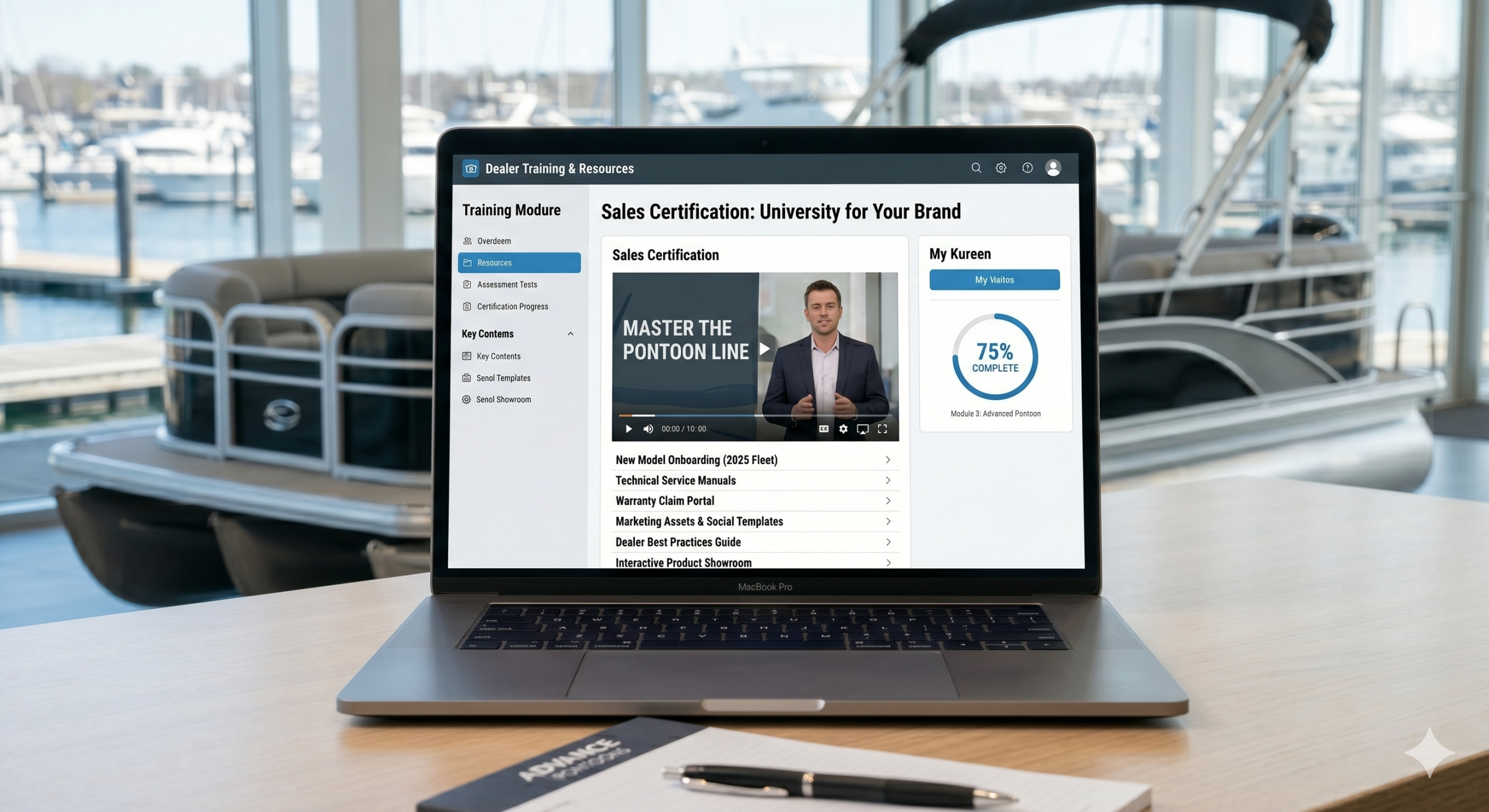 dealer training module