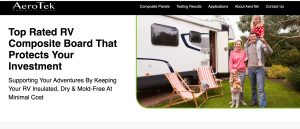 New Website Launch: A High-Flying Web Presence for Aerotek Composites